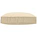 Cuscino per pallet per seduta beige 80x80x12 cm in tessuto Oxford - Foto miniatura 2