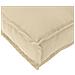 Cuscino per pallet per seduta beige 80x80x12 cm in tessuto Oxford - Foto miniatura 5
