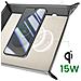 Vassoio A Marsupio Con Stazione Di Ricarica Wireless Qi 15w A Carica Rapida, Grigio - Foto miniatura 2