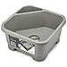 Contenitore Quadrato Duo Per Lavello Organizzatore Per Utensili Drenaggio Efficiente Tappo Rimovibile E Scomparto Per Spugne Colore Grigio - Foto miniatura 3