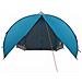 Tenda Teepee con tetto Blu e Grigio 600 x 600 x 347 cm - Foto miniatura 5
