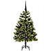 Albero di Natale artificiale pieghevole con coni Verde 120 cm - Foto miniatura 3