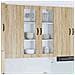 Pensile cucina Rovere Sonoma 80 x 31 x 100 cm Legno multistrato - Foto miniatura 2