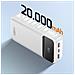 Batteria Di Emergenza 20000mah Usb-c Pd 20w / 2 Usb 22.5w Con Schermo Lcd, Nero - Foto miniatura 5