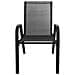 SOFIA Sedia moderna per giardino, balcone, patio - Grigio scuro x 2 - Foto miniatura 4