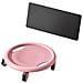 Ruota Silenziata Ab Roller Con Tappetino Per Allenamento Del Core - Design Stabile E Antiscivolo Pink - Foto miniatura 1