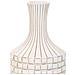 Vaso In Poliresina Bianco 14,5x14,5x39,5h - Foto miniatura 5
