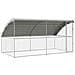 Cuccia per cani 2 pcs Argento 4 x 2 x 2 m Acciaio zincato - Foto miniatura 1