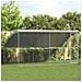Cuccia per cani 2 pcs Argento 4 x 2 x 2 m Acciaio zincato - Foto miniatura 2