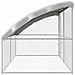 Cuccia per cani 2 pcs Argento 4 x 2 x 2 m Acciaio zincato - Foto miniatura 5