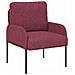 Divani con cuscino 55cm Rosso Vino Legno compensato - Foto miniatura 1