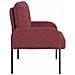 Divani con cuscino 55cm Rosso Vino Legno compensato - Foto miniatura 5