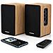 Ws902duo Sistema Multimediale Casse Scaffale Bluetooth 150w Legno - Foto miniatura 1