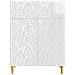Credenza Bianco Lucido 66 x 34,5 x 90 cm Legno ingegnerizzato - Foto miniatura 3