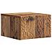 Tavolino da Parete Laterale Legno antico 34,5 x 33 x 20 cm - Foto miniatura 1