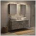 Set di mobili per il bagno 5 pcs Grigio Cemento - Foto miniatura 4