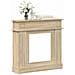 Cornice per camino Rovere Sonoma 102 x 26 x 100 cm - Foto miniatura 3