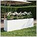 Vaso da giardino Bianco 200 x 40 x 60 cm - Foto miniatura 2