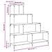 Libreria 4 livelli 139 x 33,5 x 149 cm Legno ingegnerizzato - Foto miniatura 7