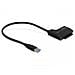 Cavo Convertitore da SATA 22pin a USB 3.0 Maschio / Femmina Colore Nero - Foto miniatura 1