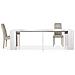Tavolo Consolle Rettangolare Allungabile Bianco 90 X 45/95/145/195/245/295 Per Interno Sala Da Pranzo Salotto Cucina Moderno - Foto miniatura 1