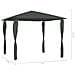 Gazebo Con Pareti Laterali 3x3x2,6 M Antracite 160 G / m? - Foto miniatura 4