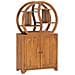 Armadietto Con Mensola Yin Yang 70x30x130 Cm In Legno Di Teak - Foto miniatura 1