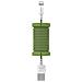 Spool 1m USB A Lightning Verde, Bianco cavo USB - Foto miniatura 1