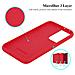 Custodia Compatibile Con Samsung Galaxy S21 Ultra In Liquid Rosso - Coperchio Protettivo In Silicone Tpu Flessibile - Foto miniatura 6