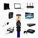 Cavo di Rete Ethernet CAT8 / BE con Velocità Fino a 2GHz Trassmisione Dati 40 Gigabit Lunghezza 5 Metri Colore Blu - Foto miniatura 3