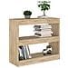 Libreria / divisorio Rovere Sonoma 80x30x72 Cm - Foto miniatura 3