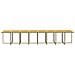 Set Da Pranzo Per Giardino 21pz Con Cuscini In Polyrattan Beige - Foto miniatura 2
