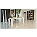 Tavolo Allungabile Natan, Consolle Allungabile Fino A 12 Posti, Consolle Estensibile 100% Made In Italy, Cm 160/210x90h75, Bianco Lucido Larice - Foto miniatura 4