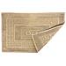 Tappeto Bagno Doccia Spugna Tinta Unita Torino Tappetino Super Assorbente In Cotone Pelo Corto Con Greca 60x120 Beige - Foto miniatura 3