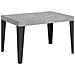 Tavolo Allungabile 90x130/234 Cm Flame Telaio Antracite - Cemento - Foto miniatura 5