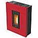 Stufa Pellet Tabla 7 Kw. Rossa - Foto miniatura 1