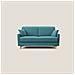 Edgar Divano letto matrimoniale in tessuto felis impermeabile T03 180 cm (mat. 140x197) azzurro - Foto miniatura 3