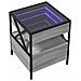 Tavolino Da Salotto Con Led Infinity Grigio Sonoma 40x40x51 Cm - Foto miniatura 3