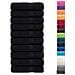 Asciugamani Premium SOLUND 10 pz Neri 50x100 cm 600 g /m² - Foto miniatura 2