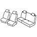 Set Coprisedili Superior - Nero/rosso - Compatibile Per Fiat Grande Punto 5p (09/05>04/12) - Fiat Punto 5p (01/12>04/19) - Fiat Punto Evo 5p (10/09>04/12) - Foto miniatura 1