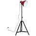 Lampada Da Terra 25 W Rosso Anticato 61x61x90/150 Cm E27 - Foto miniatura 1