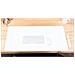 Tappetino Per Mouse 80x40cm In Pu: Ideale Per Ufficio E Studio, Con Design Avvolgente White + Silver  D - Foto miniatura 2