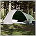 Tenda da Campeggio a Cupola per 4 Persone Verde Impermeabile - Foto miniatura 1