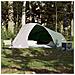 Tenda da Campeggio a Cupola per 4 Persone Verde Impermeabile - Foto miniatura 2