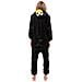 Pigiama Da Donna Tuta Kigurumi Onesie Costume Pinguino Nero 145-155 S - Foto miniatura 3