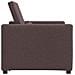 Divano Letto Singolo Marrone scuro 90 x 165 x 87 cm Tessuto - Foto miniatura 6