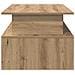Tavolino da salotto rovere artigianale 90 x 55 x 42.5 cm - Foto miniatura 6