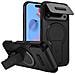 Custodia Magnetica 2-in-1 Compatibile Con Iphone 17 Pro Max Con Finestra Scorrevole E Supporto Black - Foto miniatura 1