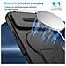 Custodia Magnetica 2-in-1 Compatibile Con Iphone 17 Pro Max Con Finestra Scorrevole E Supporto Black - Foto miniatura 3