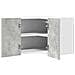 Armadio pensile Riga Grigio Cemento e Bianco 57 x 57 x 40 cm - Foto miniatura 5